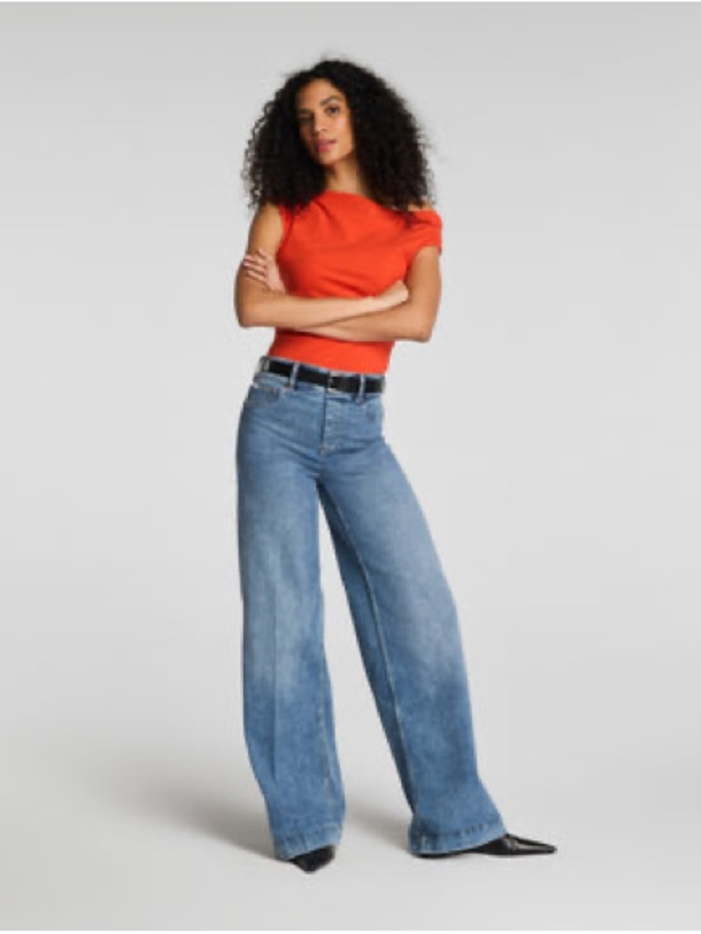 SPANXshape® EveryWear Pull-On Wide Leg Jeans LT Large Tall